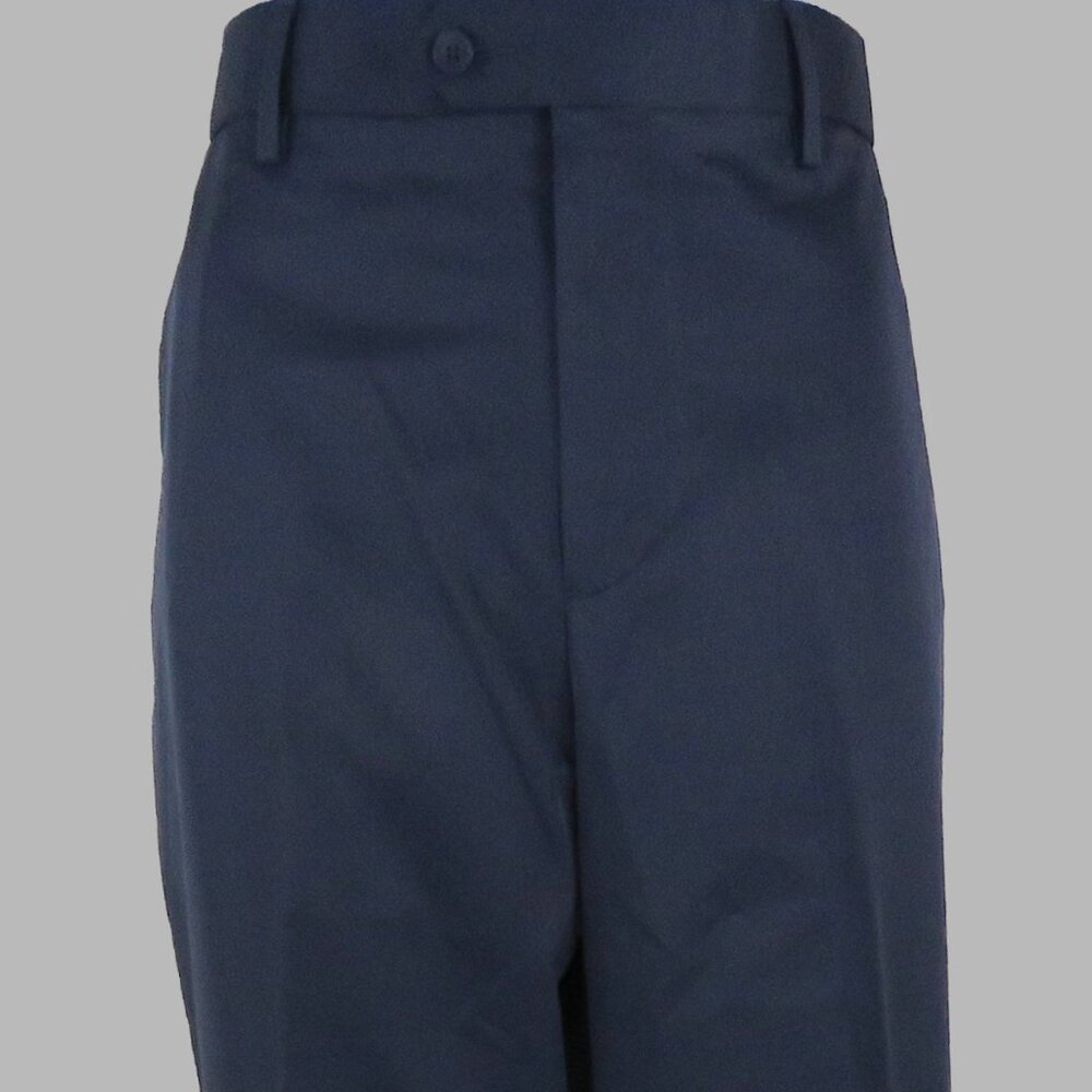 Croft & Borrow Blue Classic Fit No Iron Stretch Khaki Pants Size 36X34 (C1967)